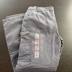 NEW Womens Carhartt Fleece-Lined Crawford Gray Pants Size 10 102213
